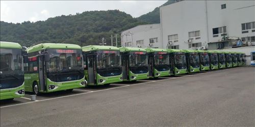 瑞安公交公司购置15台纯电动公交车“上岗开跑”