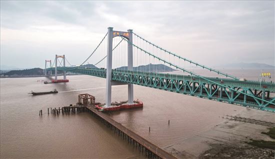 瓯江北口大桥实现上下双层通行