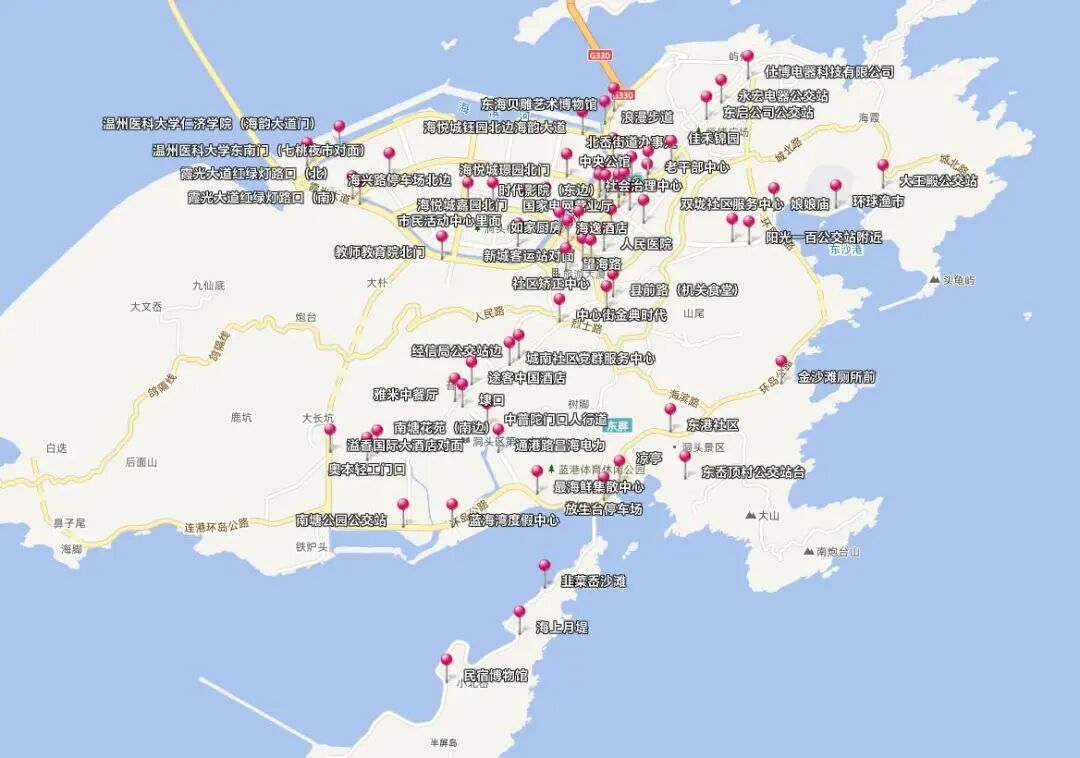洞头共享电单车区域扩容,城区+景区全覆盖